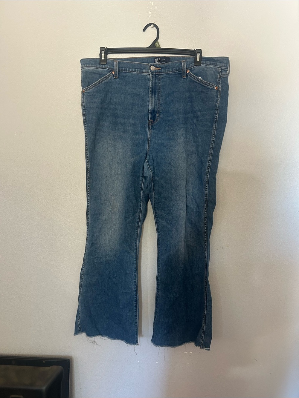 GAP High-Rise Blue flare Denim Jeans